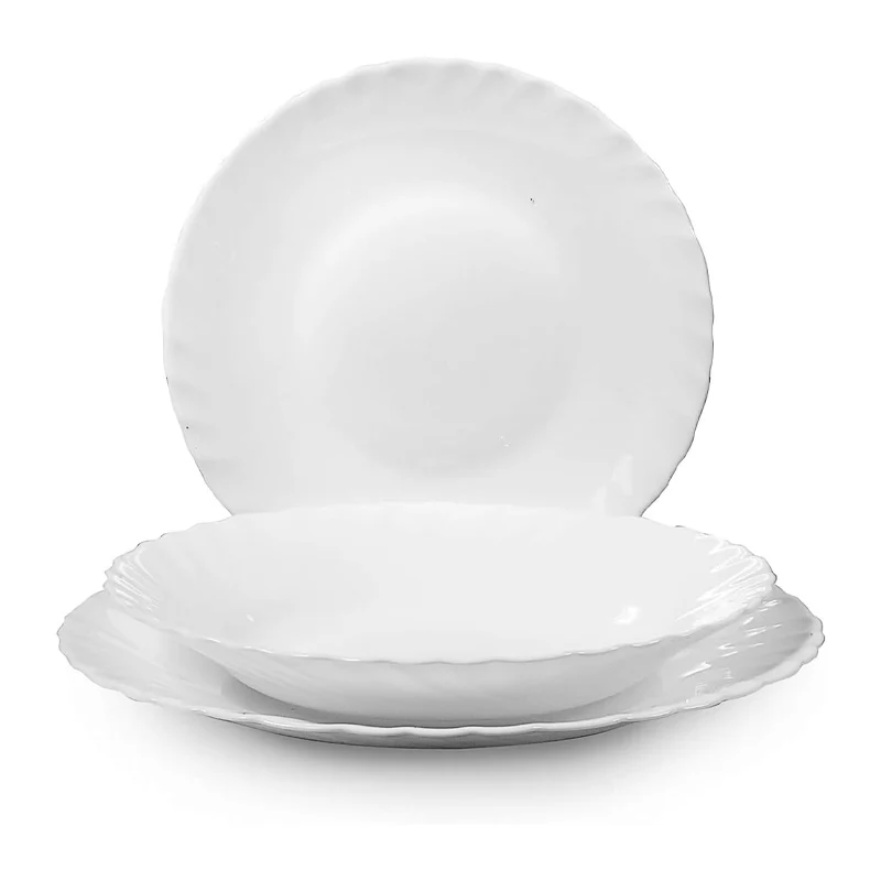 Prima Servizio Piatti In Vetro - Set 18 Pz