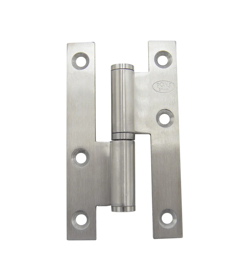 Bisagra inox satinado A-304 137/189 Mod.403 110x55x2 Izq.