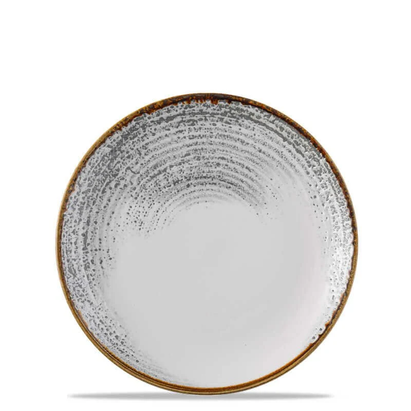 26 cm - Studio Prints Homespun Piatto Piano In Porcellana Vetrificata