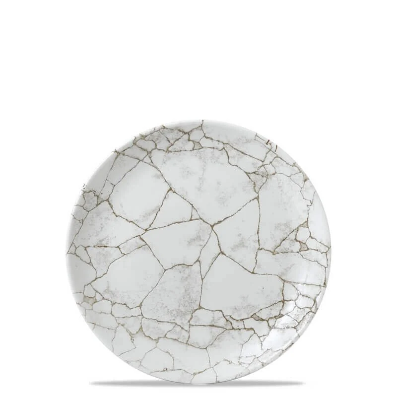 21.7 cm - Studio Prints Kintsugi Piatto Piano In Porcellana Vetrificata