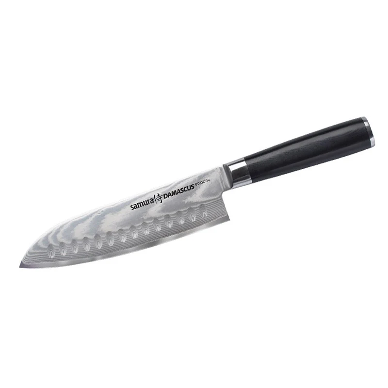Damascus Coltello Santoku In Acciaio di Damasco