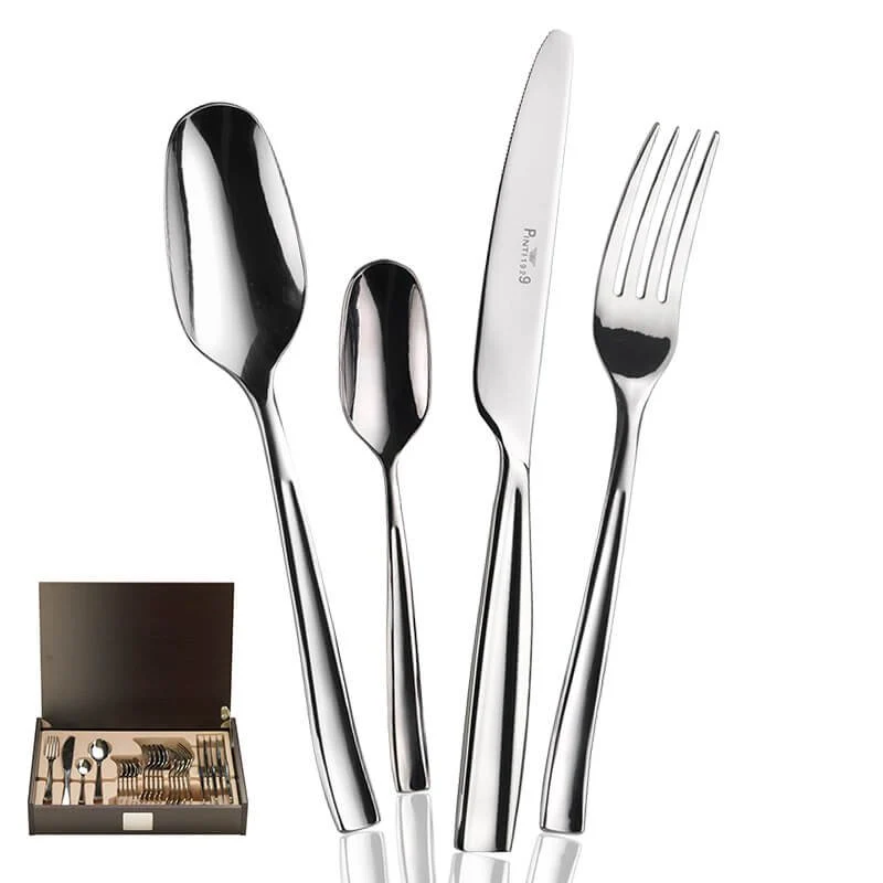 Infinito Servizio Posate In Acciaio Inox Forgiato - Set 24 Pz