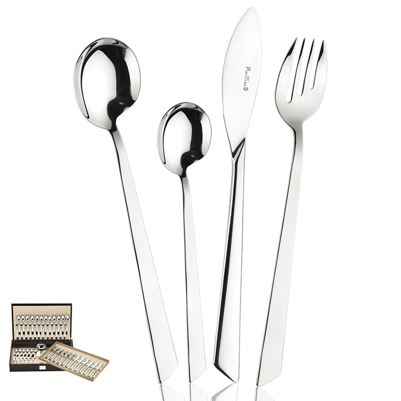 Euclide Servizio Posate In Acciaio Inox - Set 75 Pz