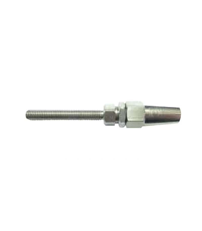 Varilla terminal manual inox A-316 M-6 cable D-4 TVIE04