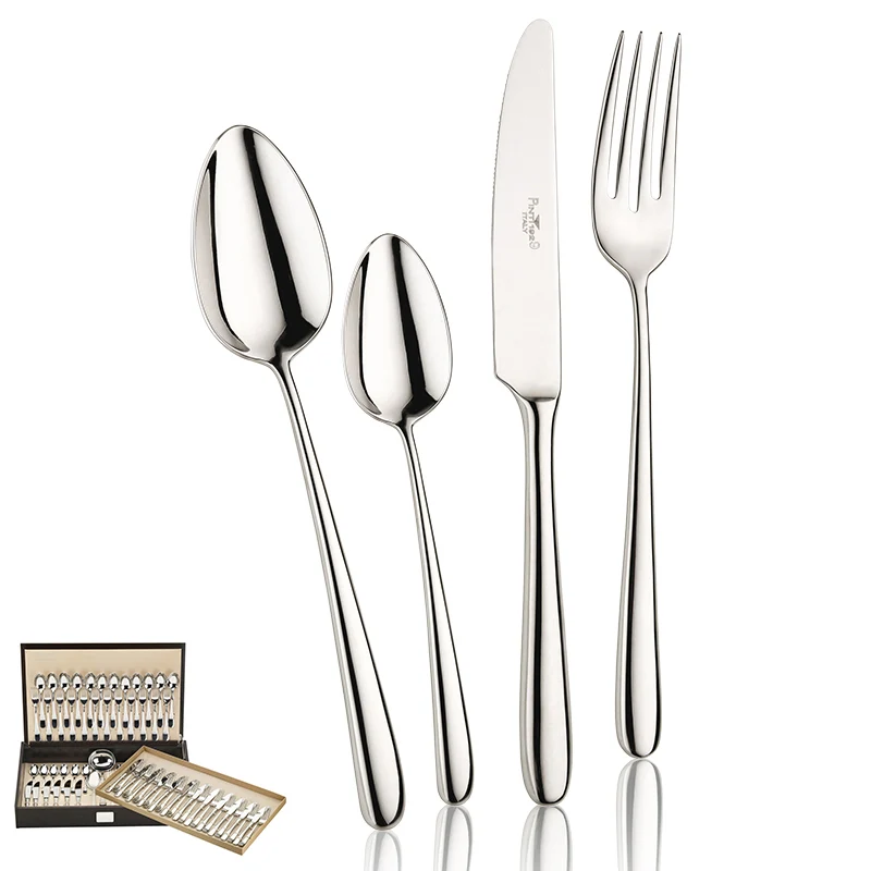 Bramante Servizio Posate In Acciaio Inox Forgiato - Set 75 Pz