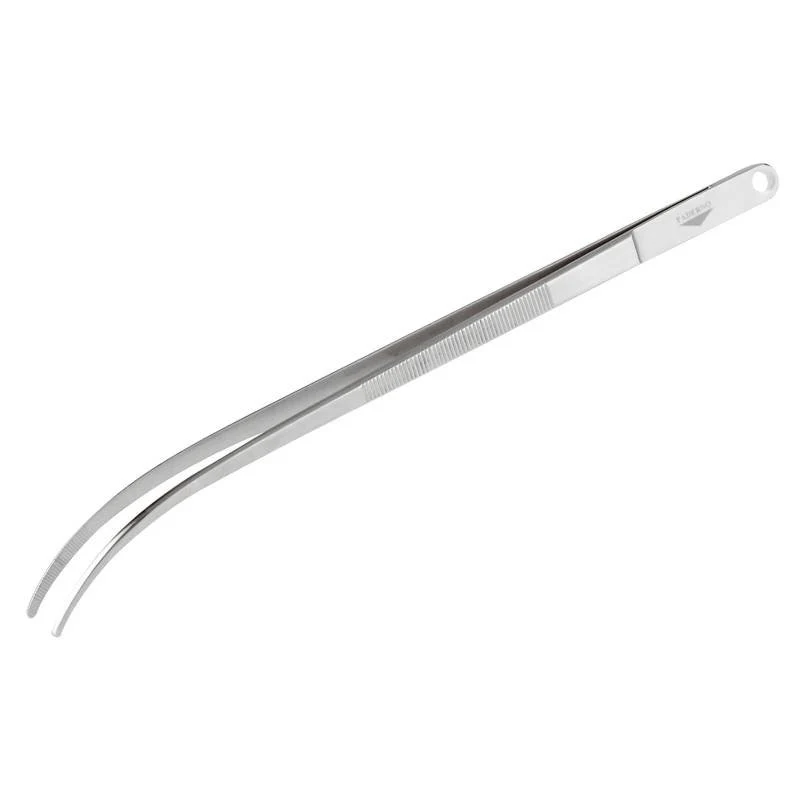 Kitchen Pastry & Bar Pinze Impiattamento Ricurve In Acciaio Inox