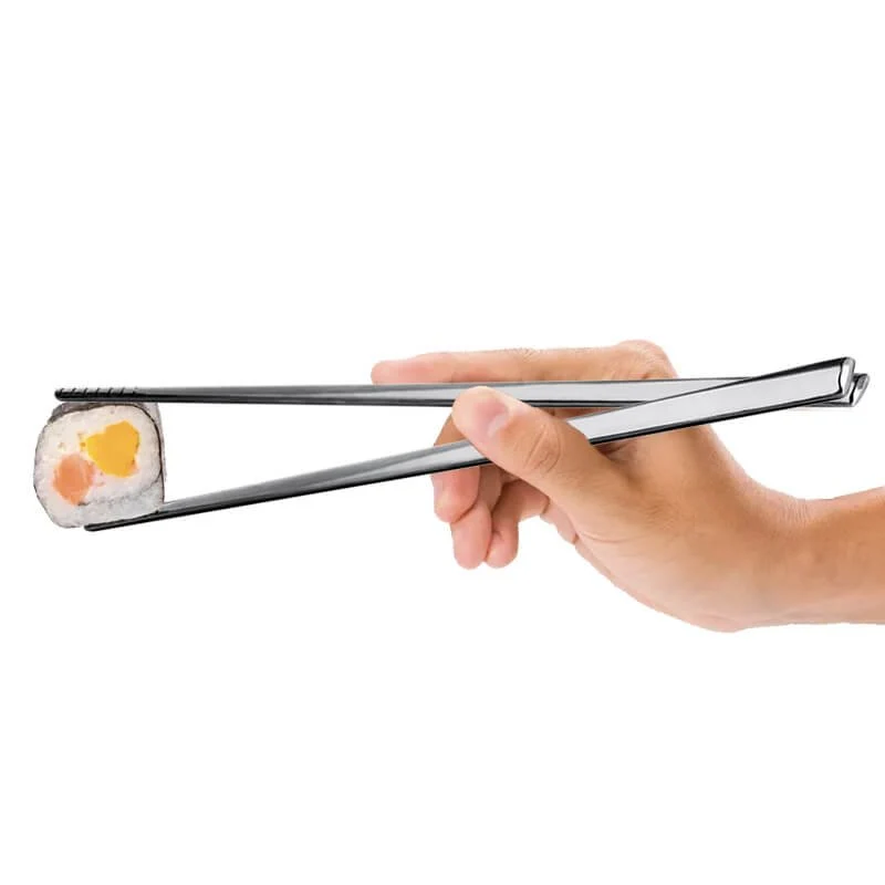 Ergo Bacchette Sushi In Acciaio Inox - Set 2 Pz
