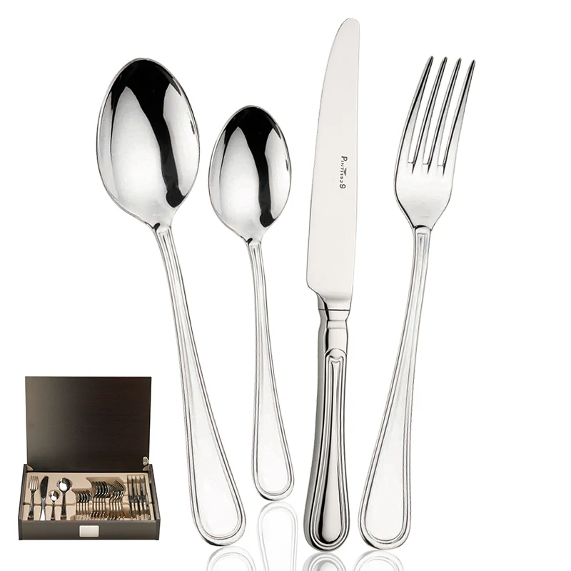 Byron Servizio Posate In Acciaio Inox - Set 24 Pz