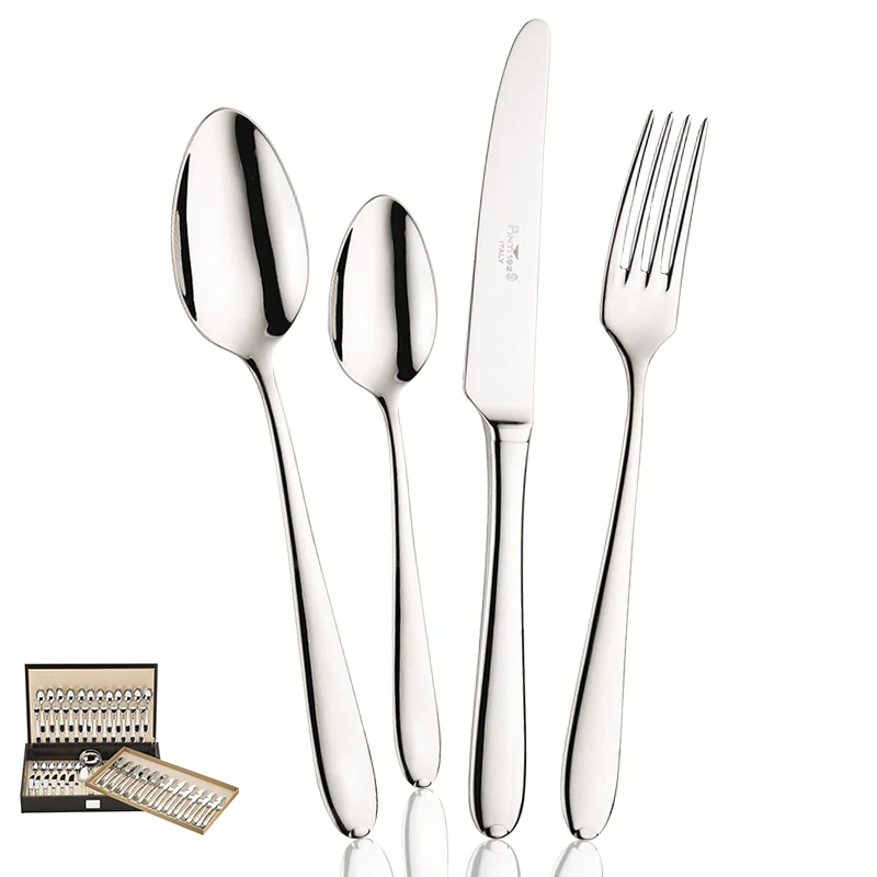 Palladium Servizio Posate In Acciaio Inox - Set 75 Pz
