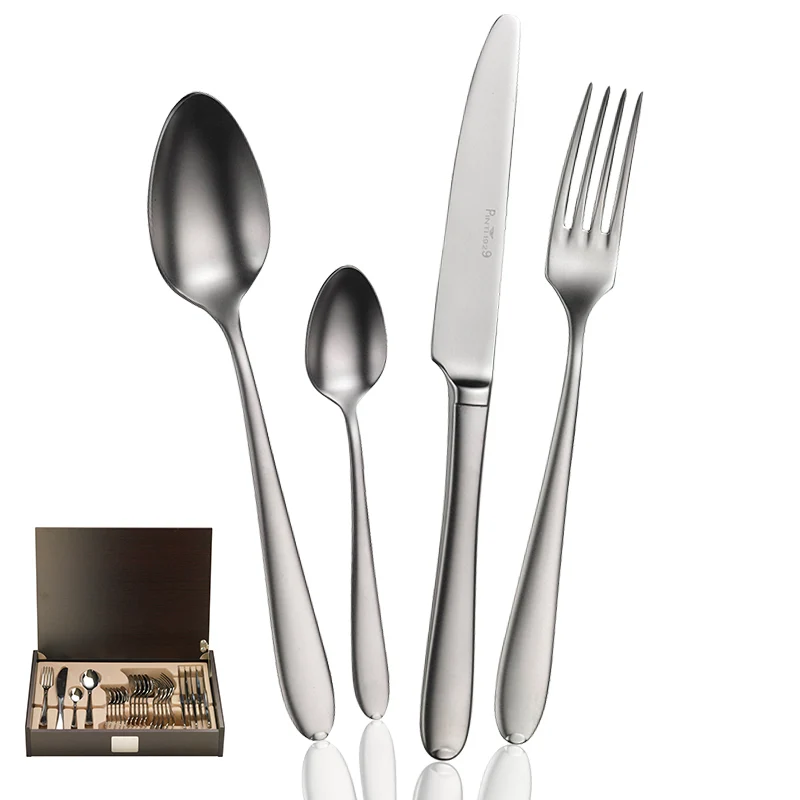 Palladium Servizio Posate In Acciaio Inox - Set 24 Pz