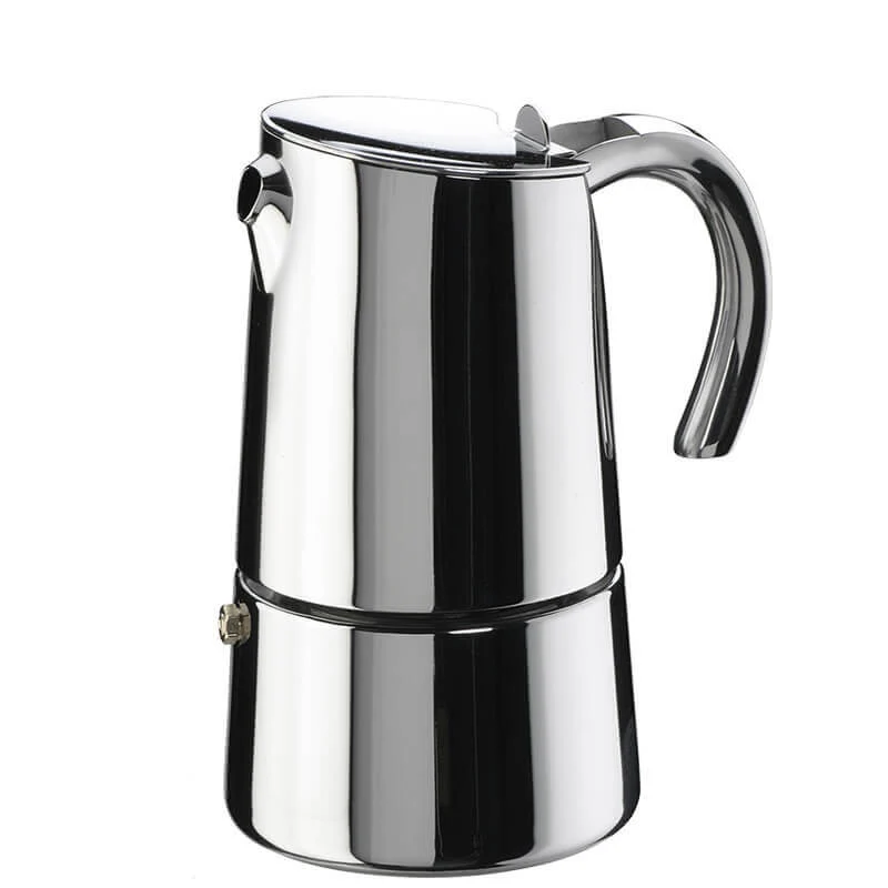 Bella Caffettiera Moka In Acciaio Inox