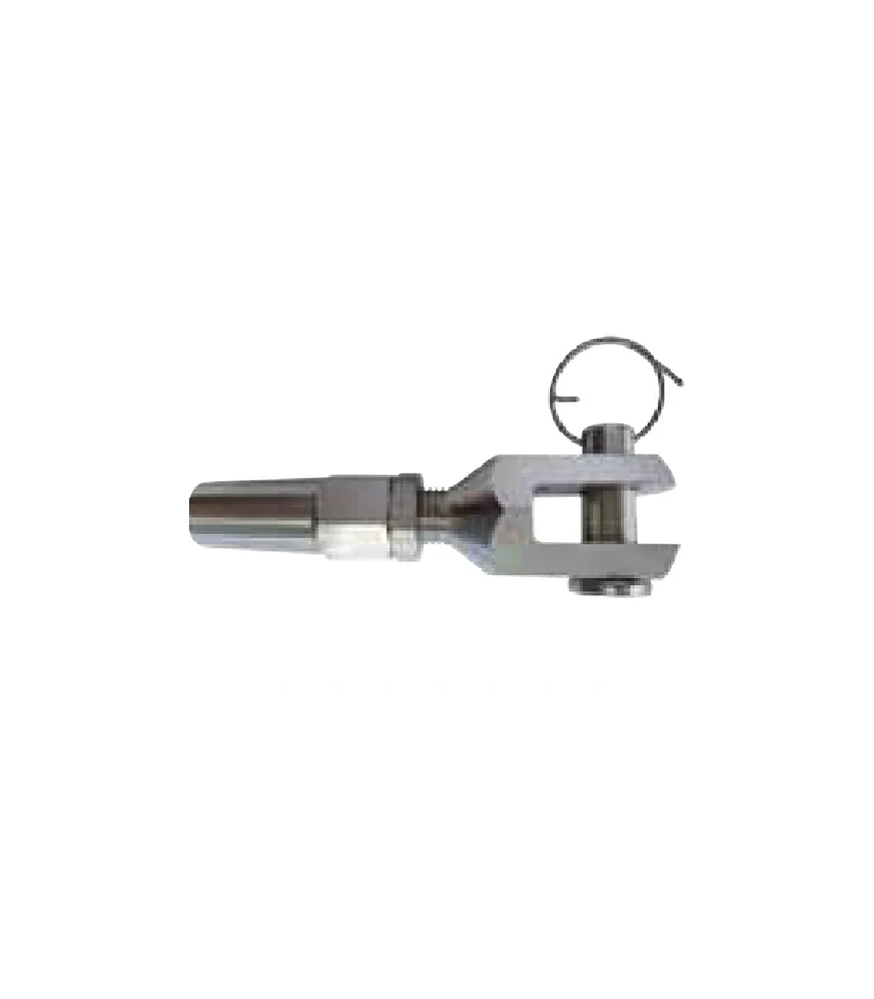 Terminal horquilla manual inox A-316 D-4mm THIE04