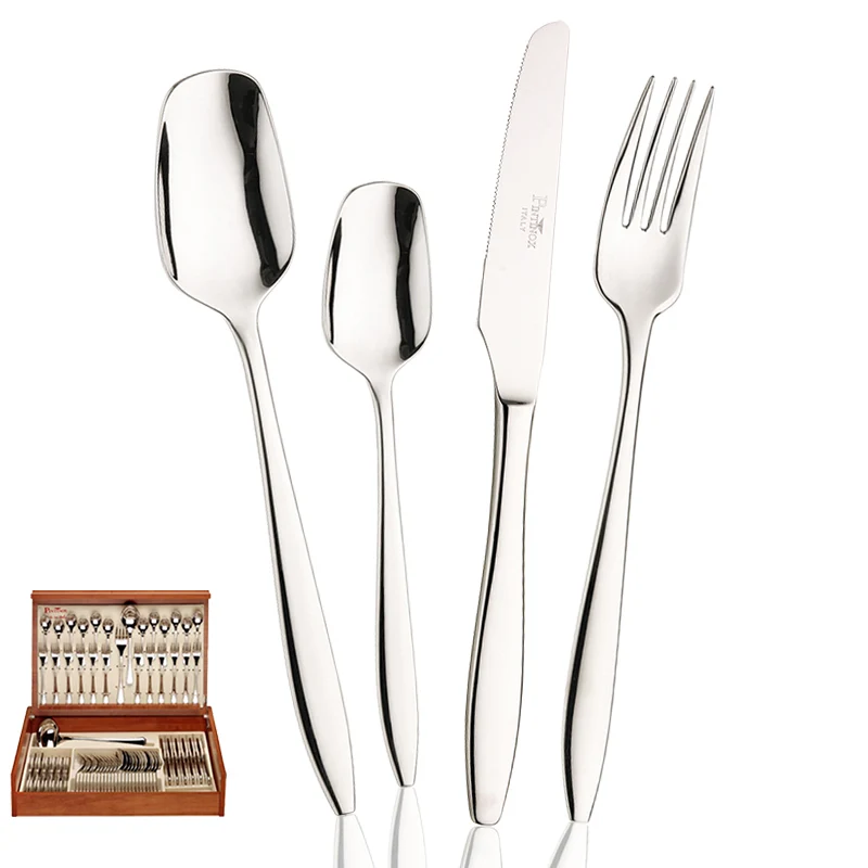 Trend Servizio Posate In Acciaio Inox - Set 75 Pz