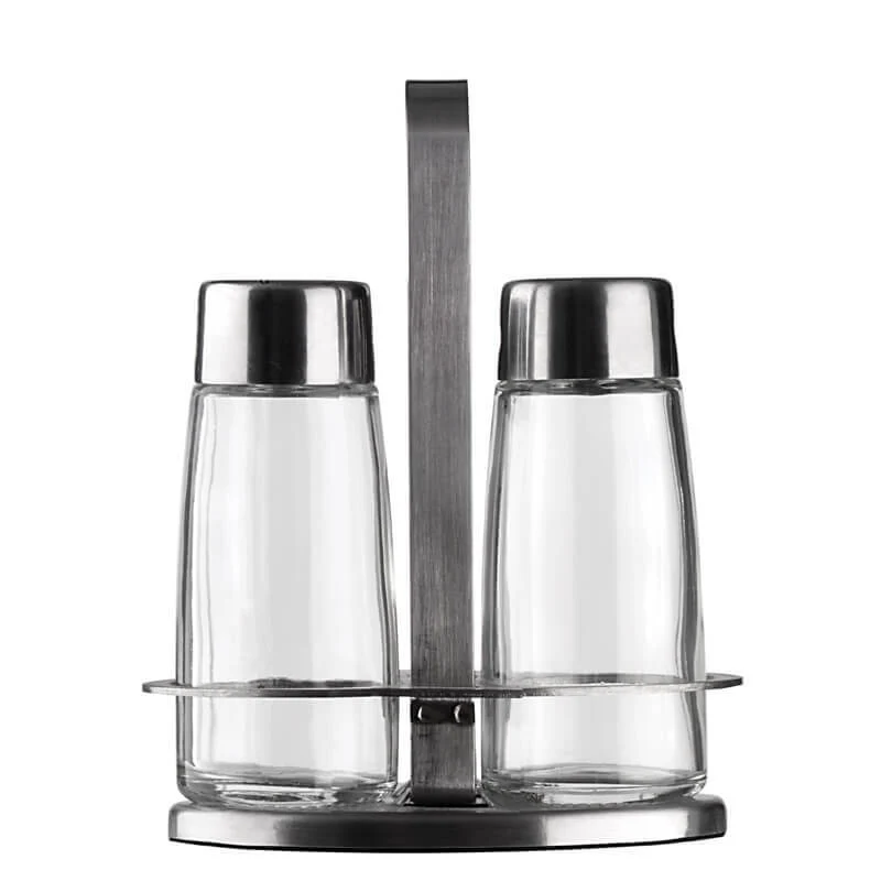 Taste Macina Sale E Pepe In Acciaio Inox - Vetro - Set 2 Pz