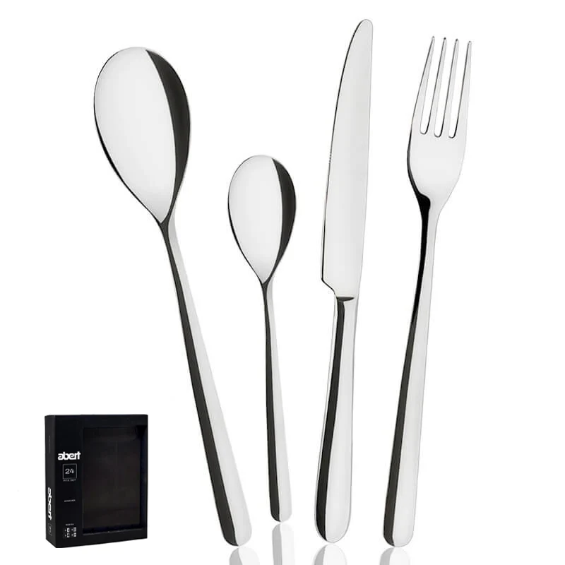 Allegra Servizio Posate In Acciaio Inox - Set 24 Pz