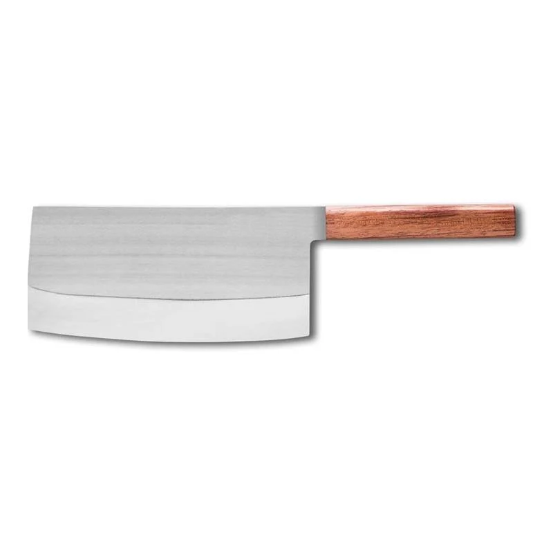 20 cm - Asia Coltello Mannaia In Acciaio Inox, Legno