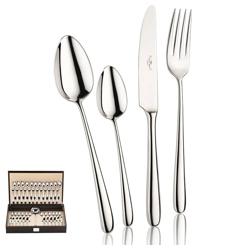 Bramante Servizio Posate In Acciaio Inox Forgiato - Set 49 Pz