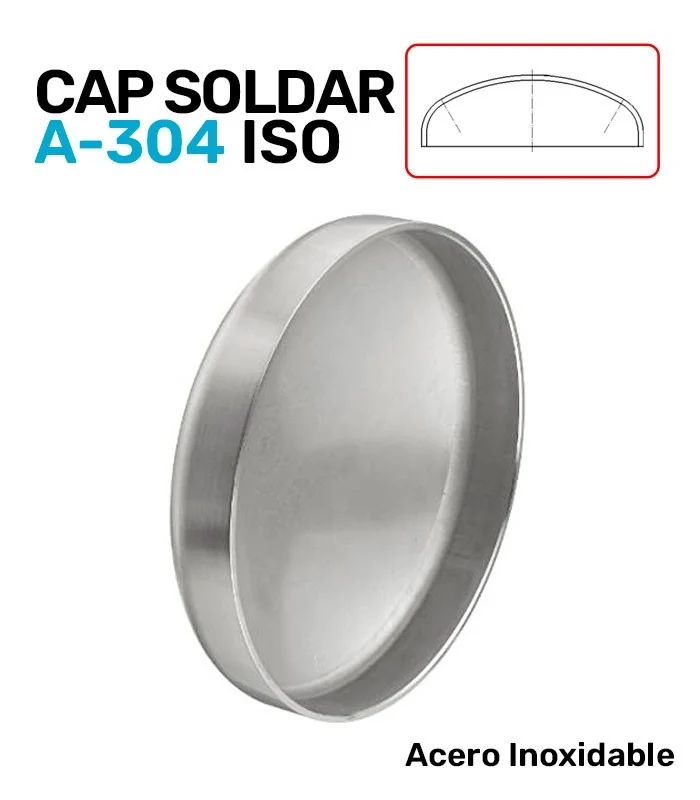 CAP A/INOX A-304 SOLDAR SERIE ISOMÉTRICA
