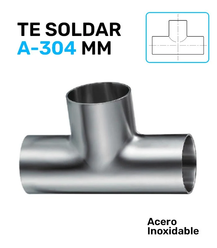 TE A/INOX A-304 SOLDAR SERIE MILIMÉTRICA