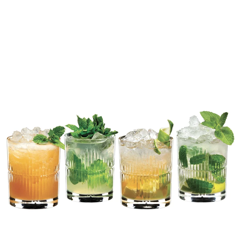 32.3 cl - Mixing Rum Bicchiere Rum in Vetro - Set 4 Pezzi