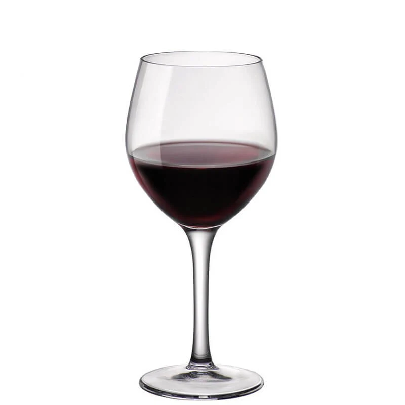 34.8 cl - Milano Calice Vino Rosso in Vetro Temperato - Set 12 Pezzi
