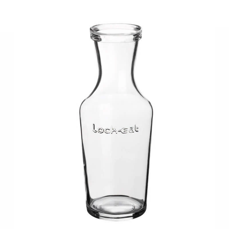 1 Litro - Lock Eat Caraffa in Vetro - Set 12 Pezzi