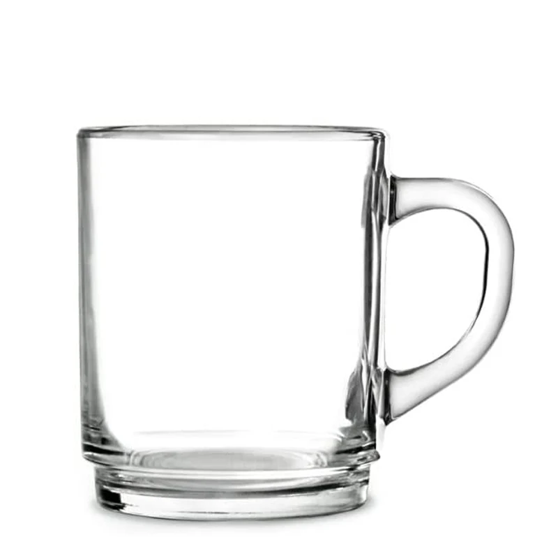 25 cl - Bock Mug in Vetro Temperato - Set 6 Pezzi