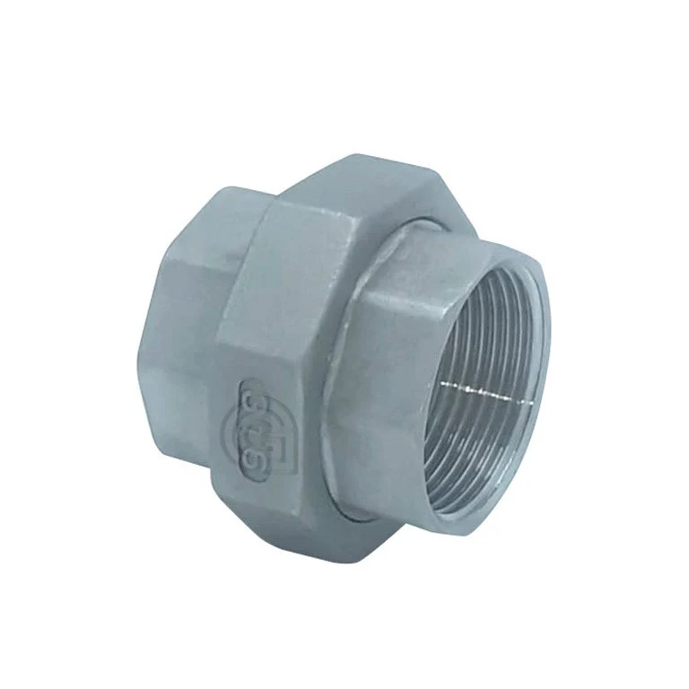 Tuerca Unión de Acero Inoxidable A-316 con rosca Hembra / Hembra Figura 330 CINOX