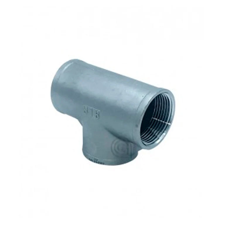 Te de Acero Inoxidable A-316 con rosca Hembra / Hembra Figura 130 CINOX