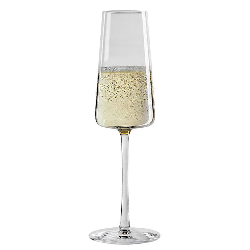 23.8 cl - Power Calice Flute in Vetro - Set 6 Pezzi