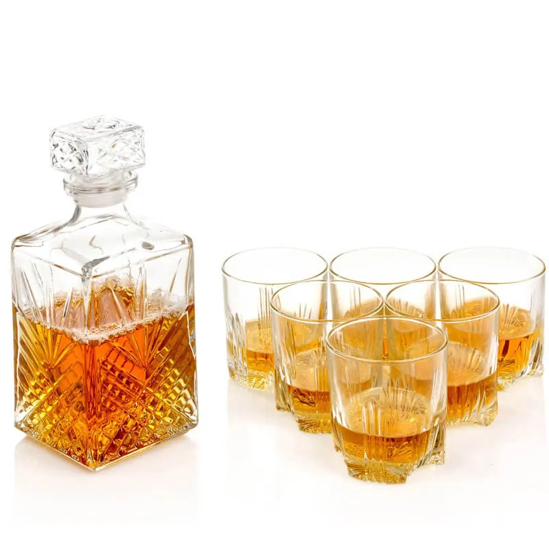 Selecta Set Whisky in Vetro - Set 7 Pezzi