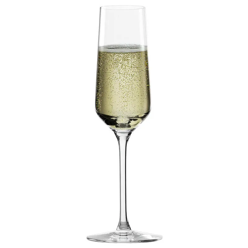 20 cl - Revolution Calice Flute in Vetro - Set 6 Pezzi