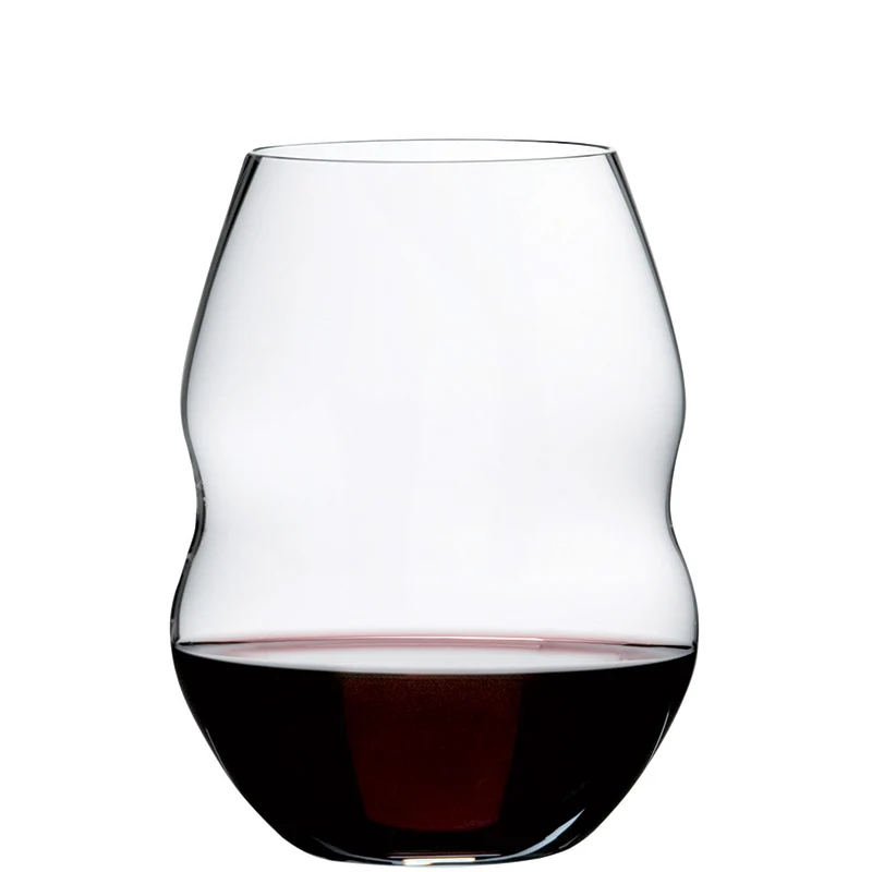 58 cl - Swirl Bicchiere Vino Rosso in Vetro - Set 2 Pezzi