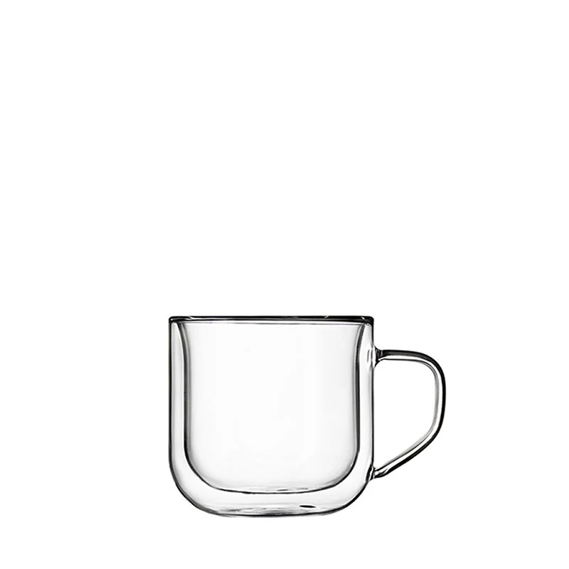 24 cl - Thermic Glass Tazza Cappuccino in Vetro - Set 2 Pezzi