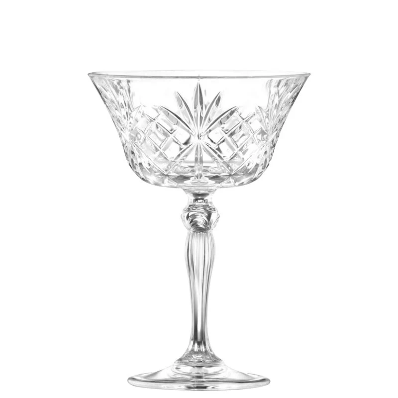 26 cl - Melodia Coppa Champagne in Vetro - Set 6 Pezzi