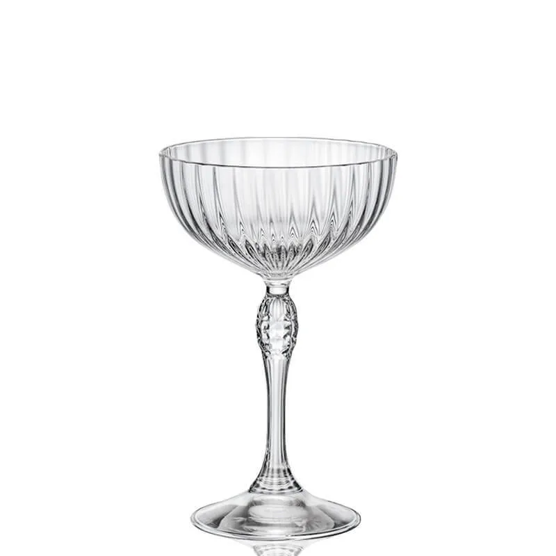 23 cl - America 20s Calice Coppa Coupe in Vetro - Set 6 Pezzi