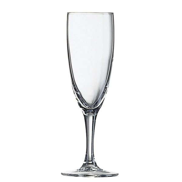 17 cl - Elegance Calice Flute in Vetro - Set 12 Pezzi
