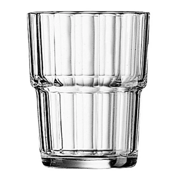16 cl - Norvege Bicchiere Acqua in Vetro Temperato - Set 6 Pezzi