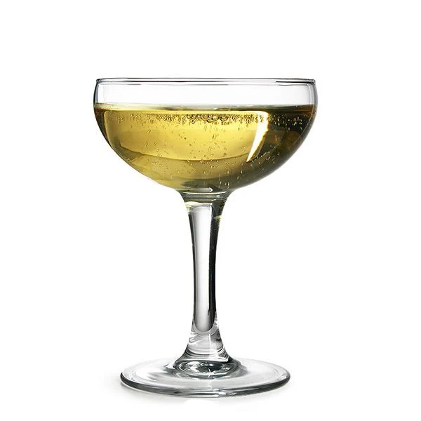 16 cl - Elegance Coppa Champagne in Vetro - Set 12 Pezzi