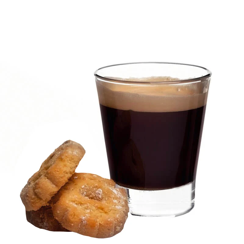 8.5 cl - Caffeino Bicchierino Caffé in Vetro - Set 6 Pezzi