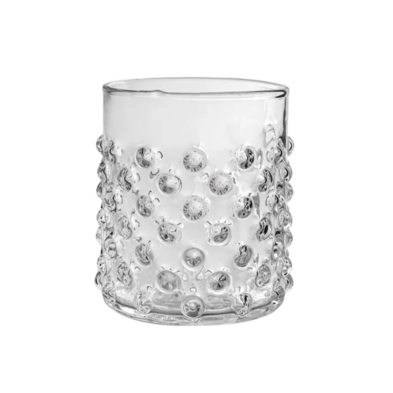 54.6 cl - Bubbles Bicchiere Whisky in Vetro Soffiato - Set 4 Pezzi