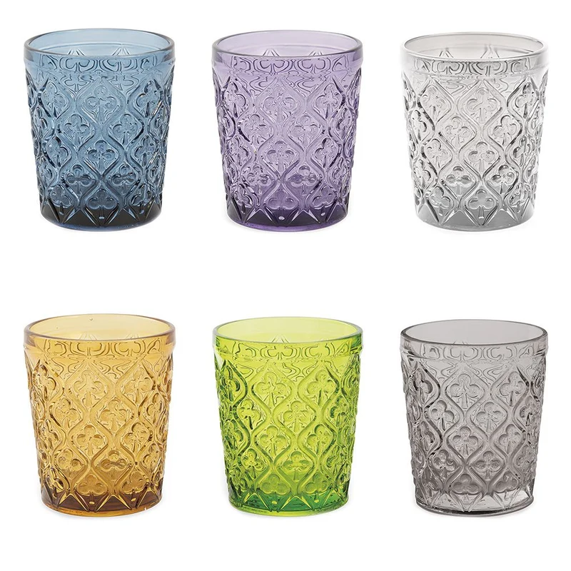 24 cl - Marrakech Bicchiere Acqua in Vetro - Set 6 Pezzi