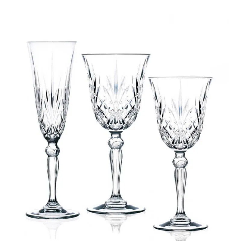 Melodia Set Calici in Vetro - Set 18 Pezzi