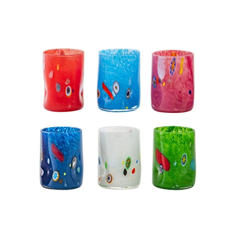 28 cl - I Goti Bicchiere Acqua in Vetro - Set 6 Pezzi