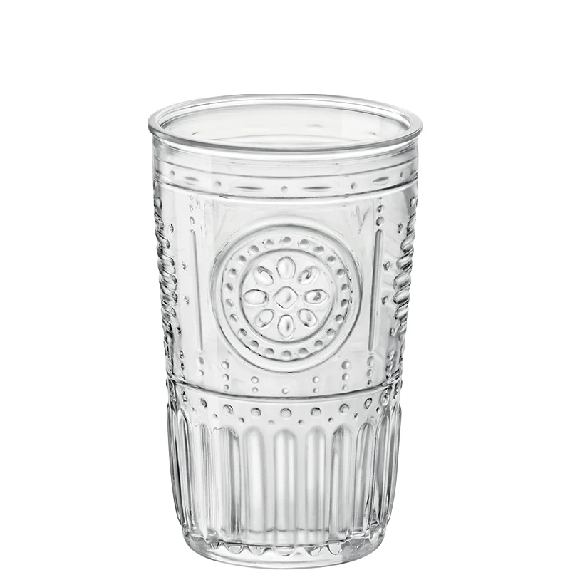 47 cl - Romantic Bicchiere Bibita Barocco in Vetro - Set 6 Pezzi