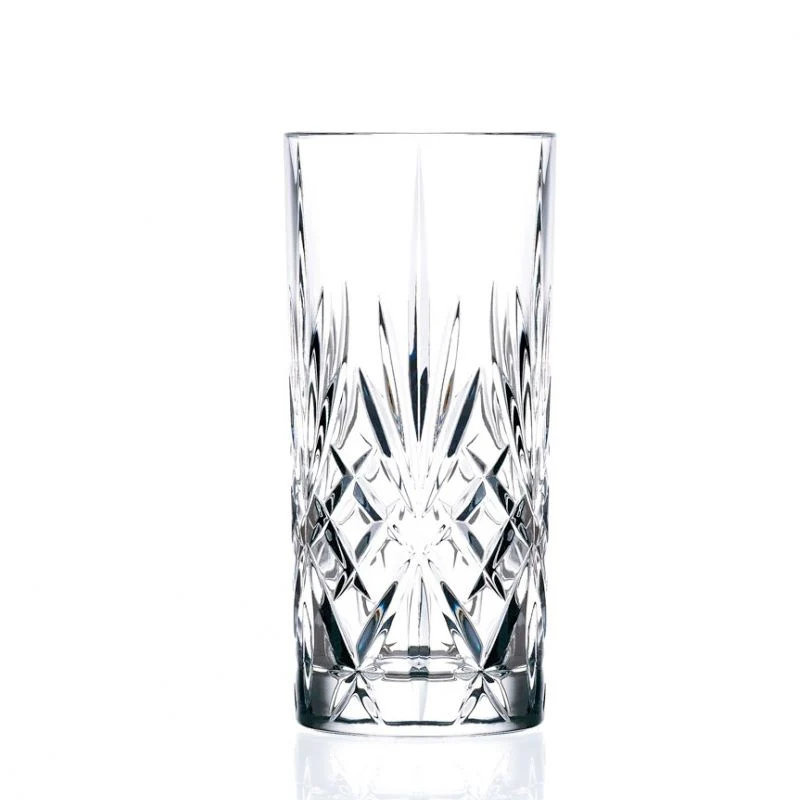 36 cl - Melodia Bicchiere Bibita in Vetro - Set 6 Pezzi