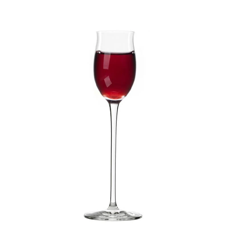 6.5 cl - Quatrophil Calice Liquore in Vetro - Set 6 Pezzi