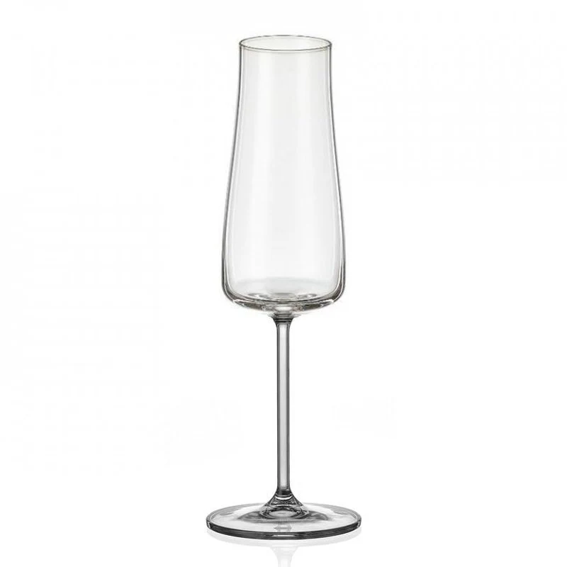 42 cl - Bravissimo Calice Flute in Vetro - Set 6 Pezzi