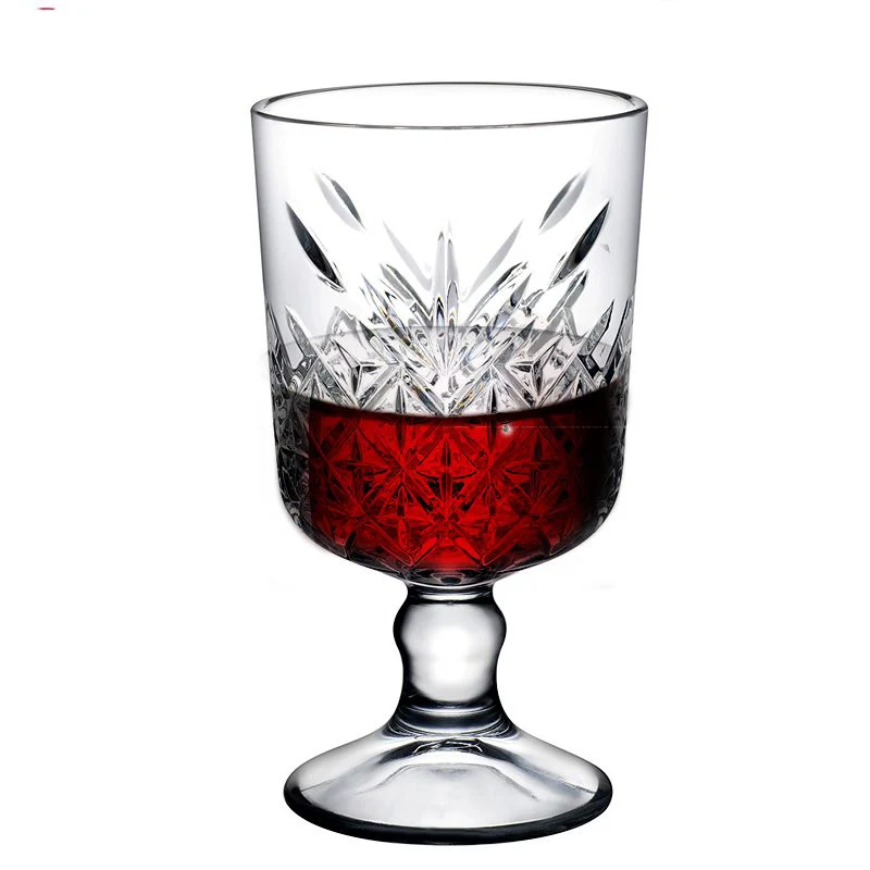 32 cl - Timeless Calice Vino Rosso in Vetro - Set 4 Pezzi