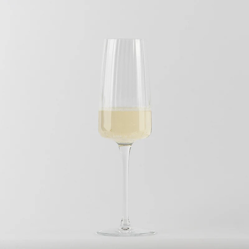 25.5 cl - Exclusiva Calice Flute in Vetro - Set 6 Pezzi